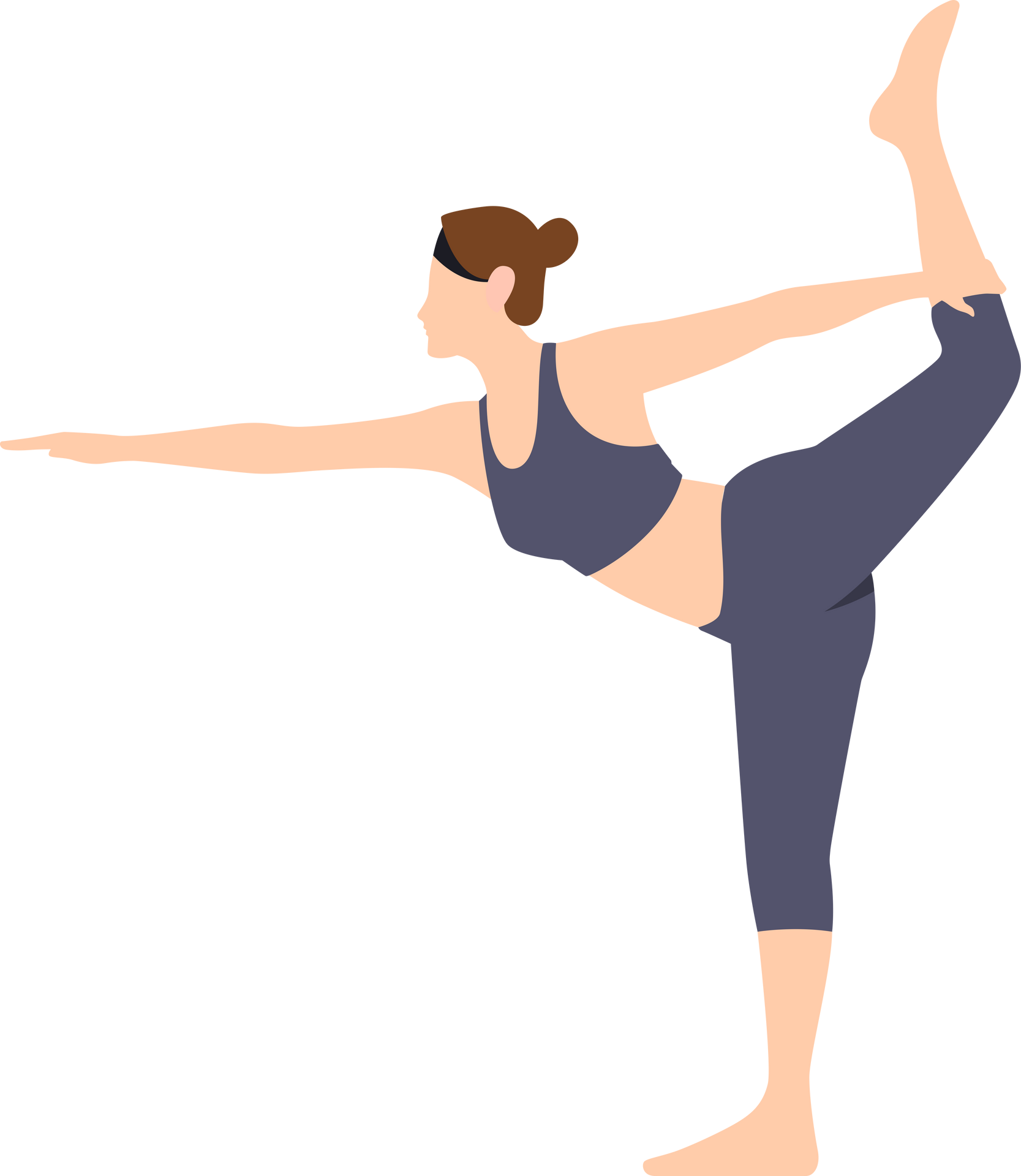 Woman Doing Yoga